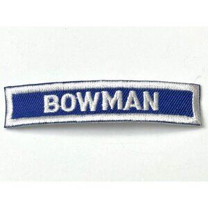 2-7/8" Blue CAA NAA JOAD Jr. Olympic Archery USA Camp Program Club BOWMAN PATCH